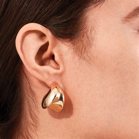 bottega veneta dupe drop earrings